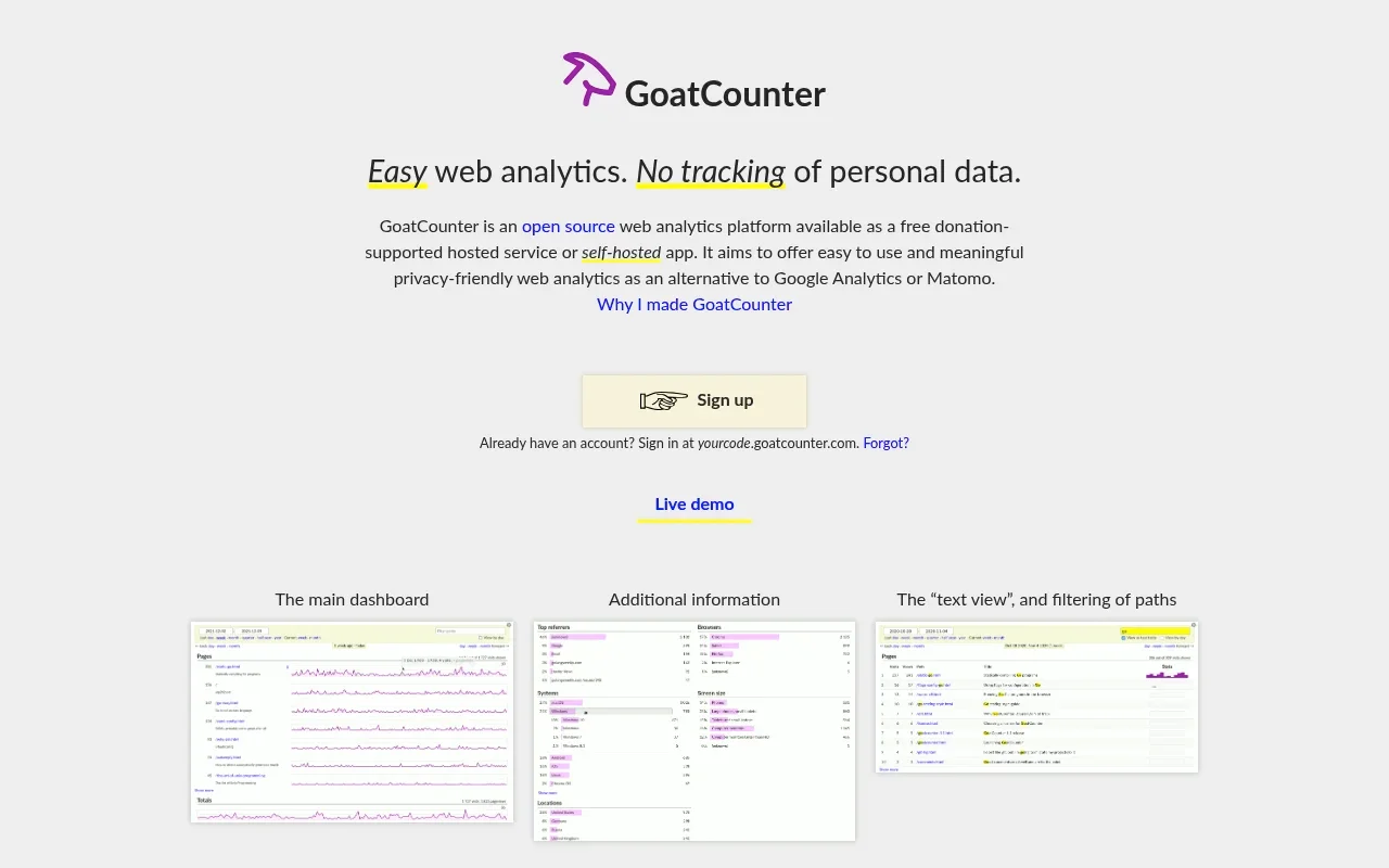 GoatCounter