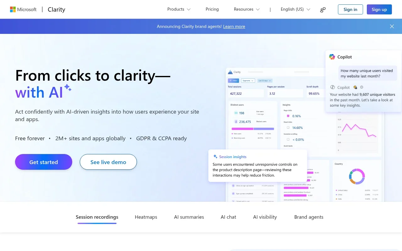 Microsoft Clarity