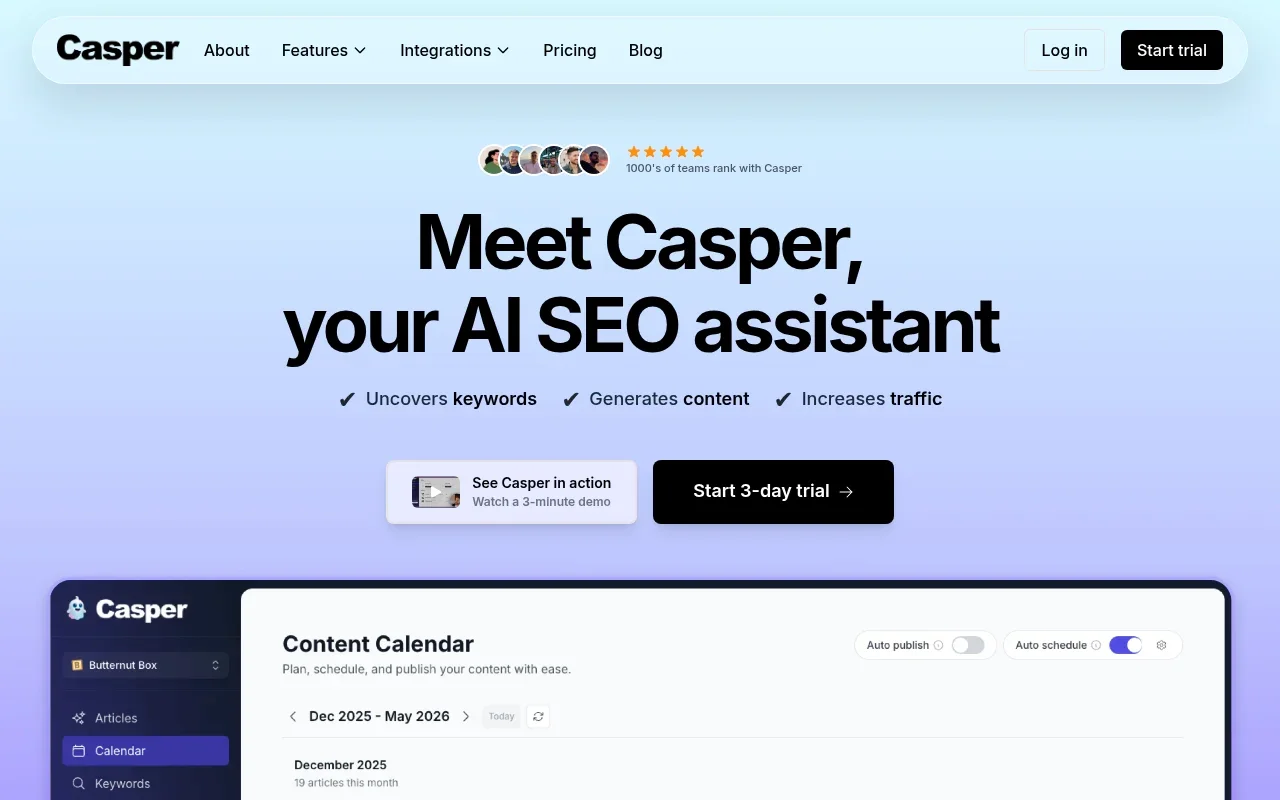 Casper Content